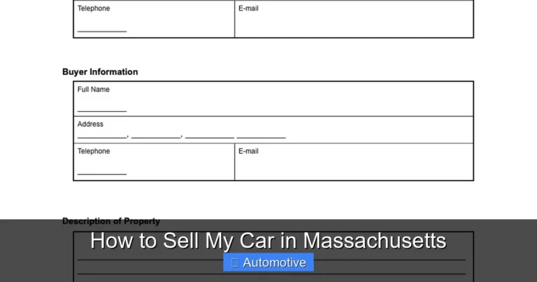 How to Sell My Car in Massachusetts