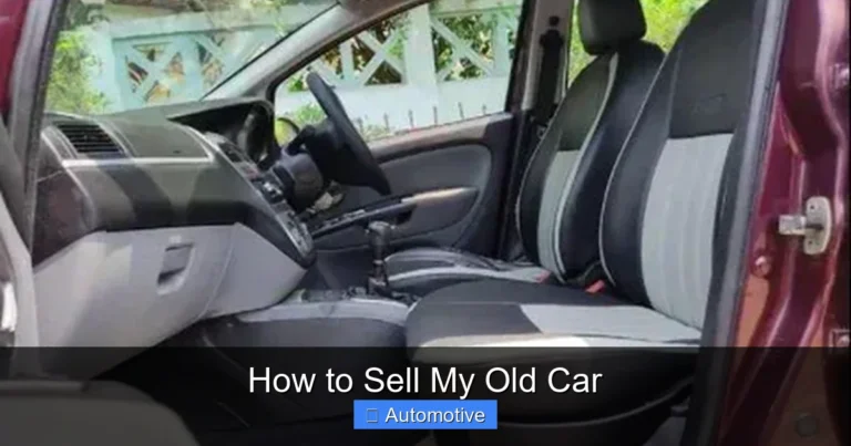 How to Sell My Old Car