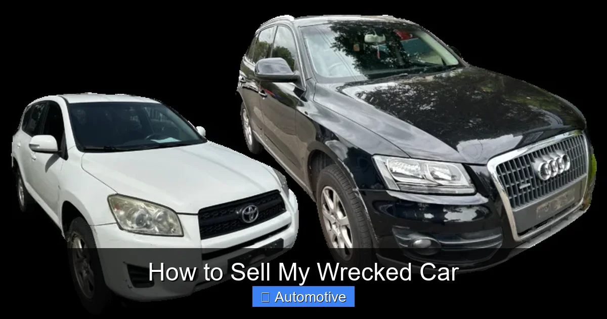How to Sell My Wrecked Car