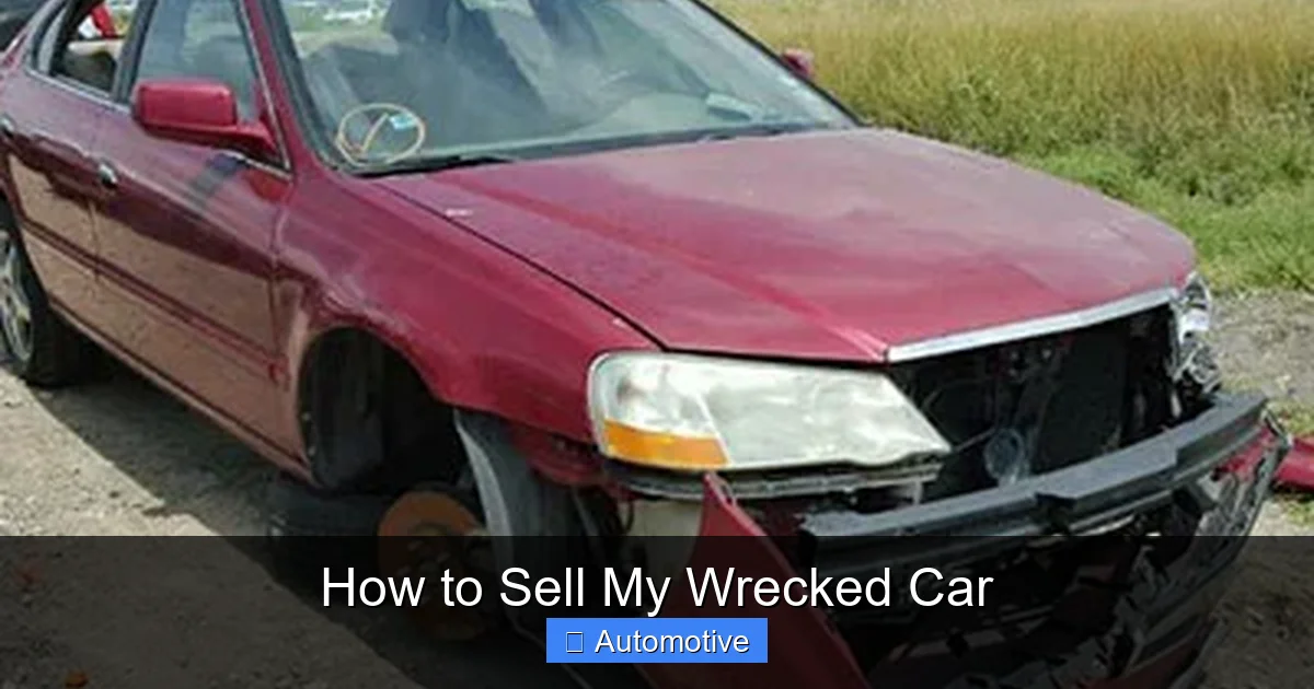 How to Sell My Wrecked Car