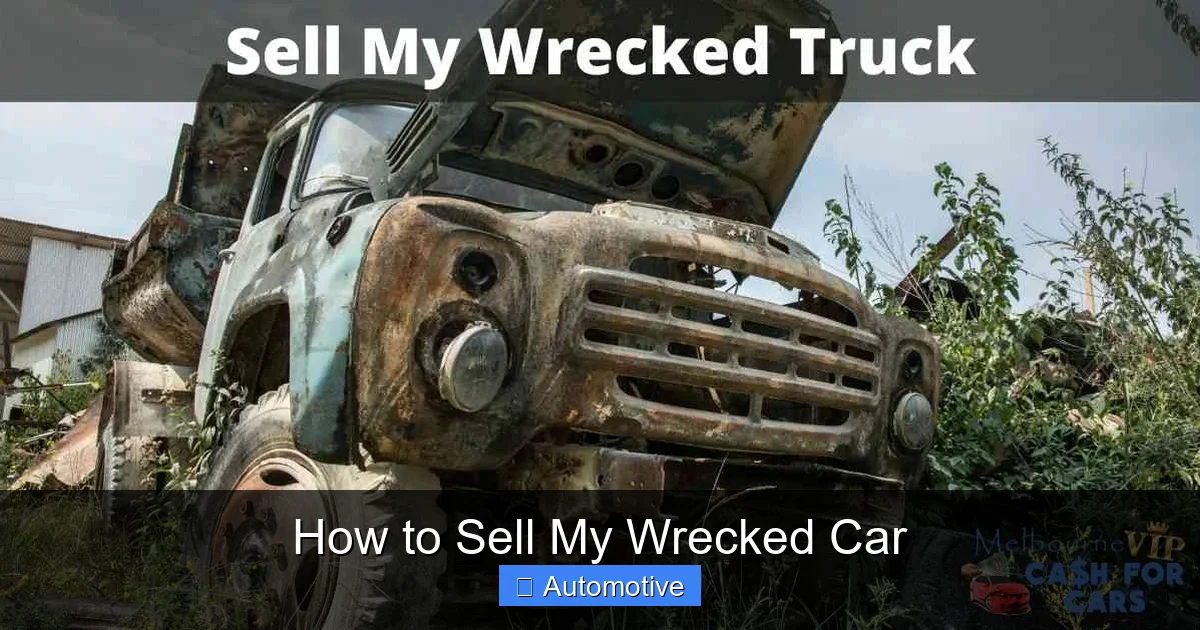 How to Sell My Wrecked Car