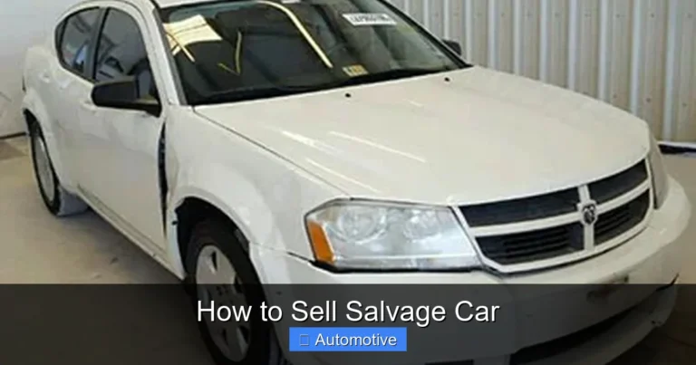 How to Sell Salvage Car