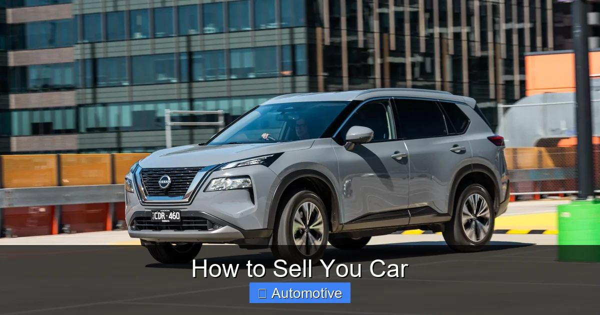 How to Sell You Car