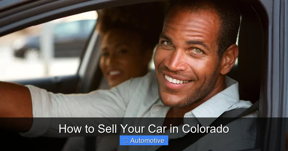 How to Sell Your Car in Colorado