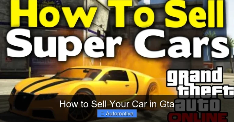 How to Sell Your Car in Gta
