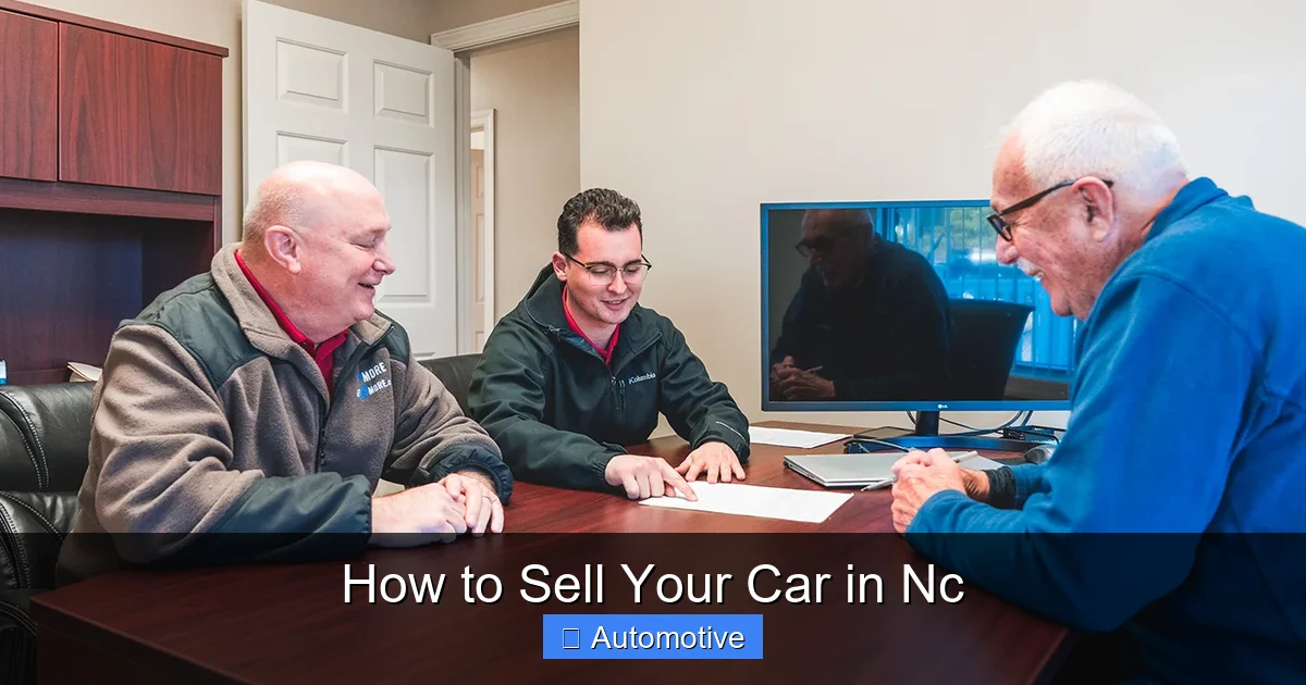 How to Sell Your Car in Nc