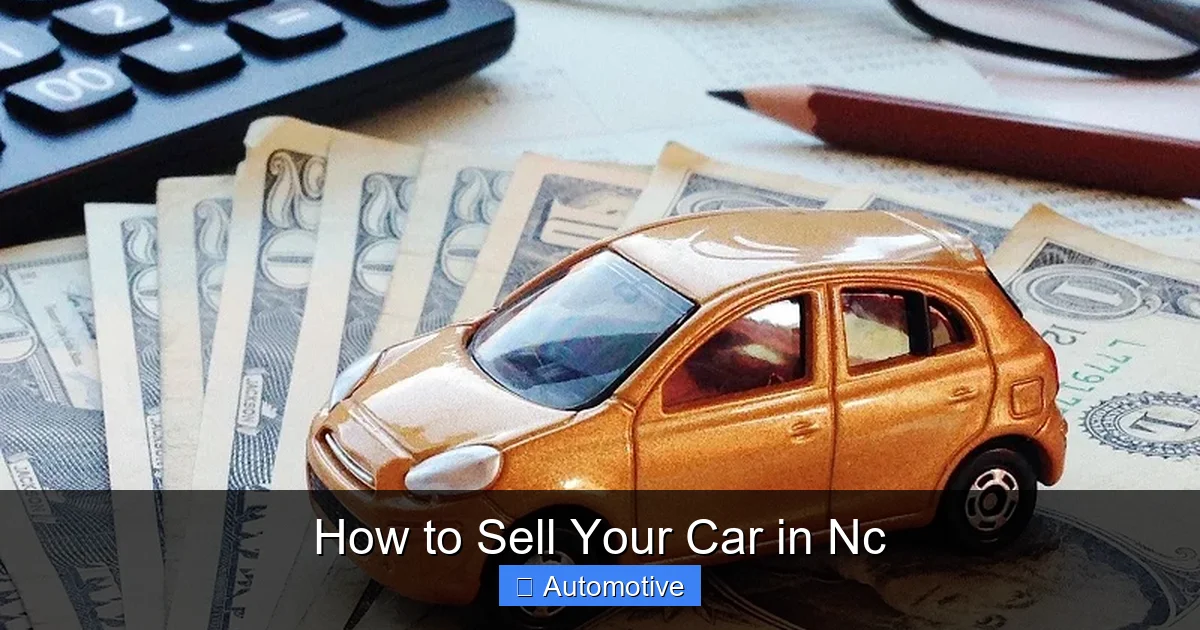 How to Sell Your Car in Nc