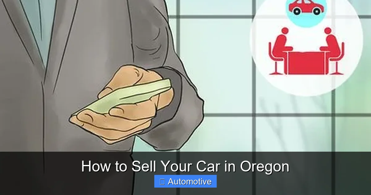 How to Sell Your Car in Oregon