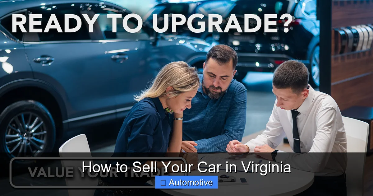 How to Sell Your Car in Virginia