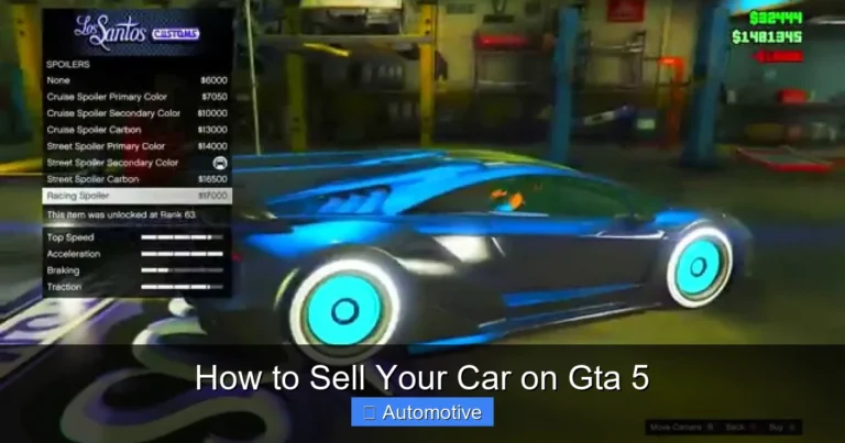How to Sell Your Car on Gta 5