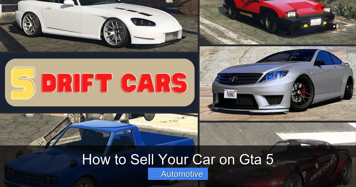 How to Sell Your Car on Gta 5