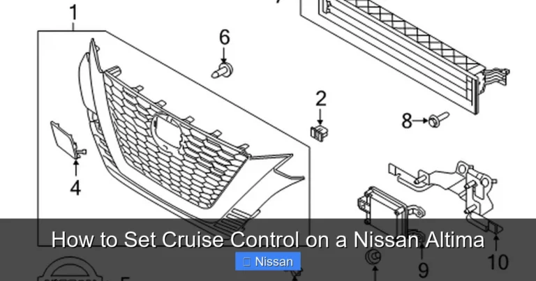 How to Set Cruise Control on a Nissan Altima