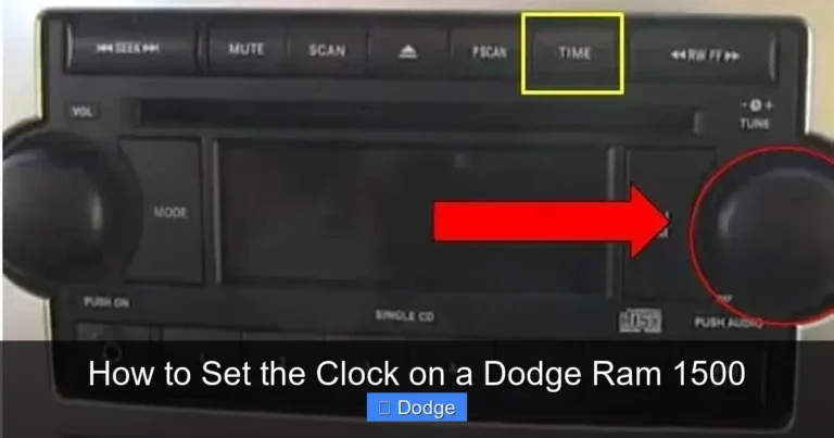 How to Set the Clock on a Dodge Ram 1500