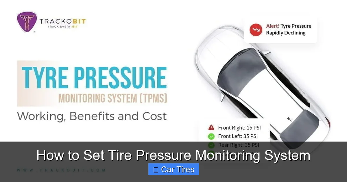 How to Set Tire Pressure Monitoring System