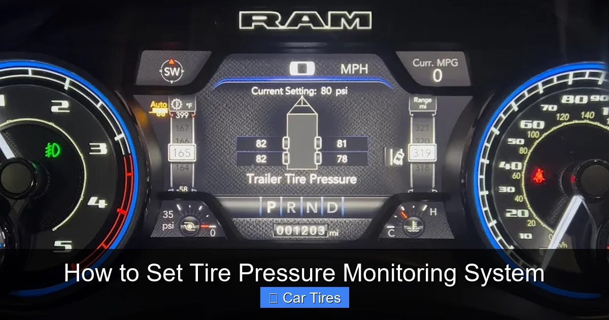 How to Set Tire Pressure Monitoring System