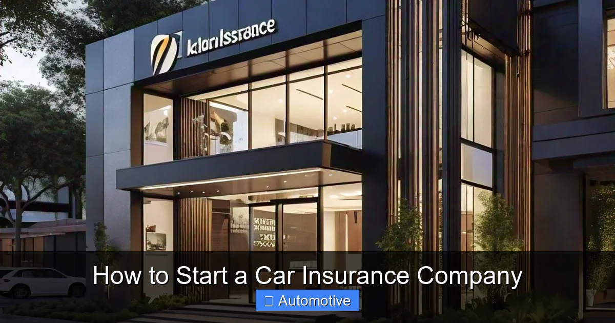 How to Start a Car Insurance Company
