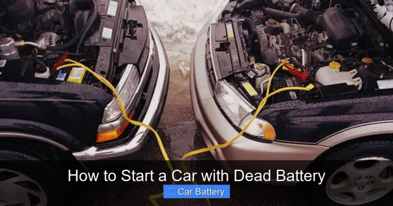 How to Start a Car with Dead Battery