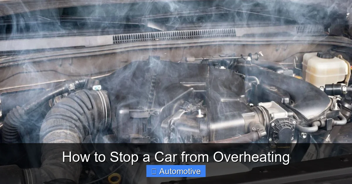 How to Stop a Car from Overheating