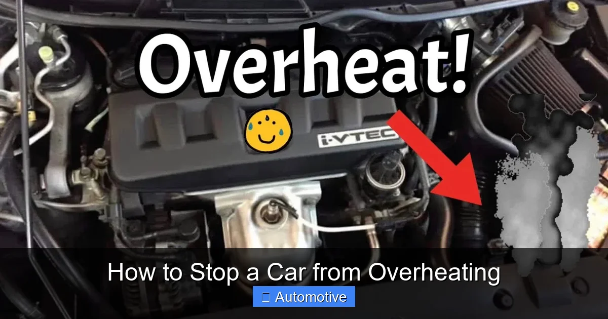 How to Stop a Car from Overheating