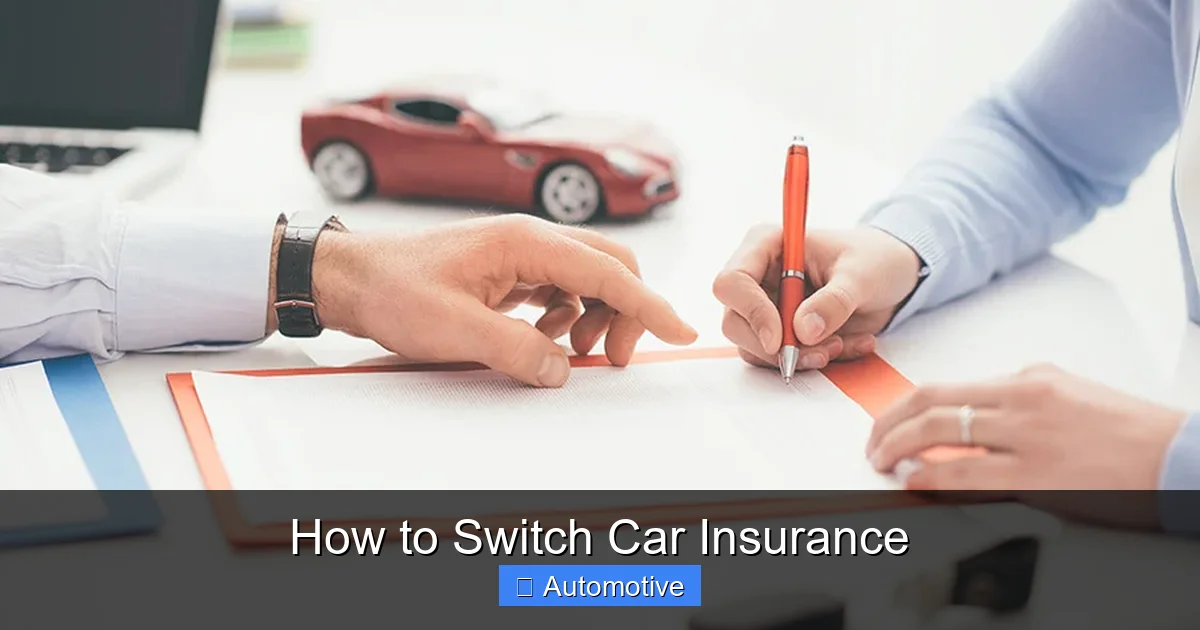 How to Switch Car Insurance
