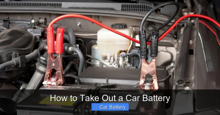 How to Take Out a Car Battery