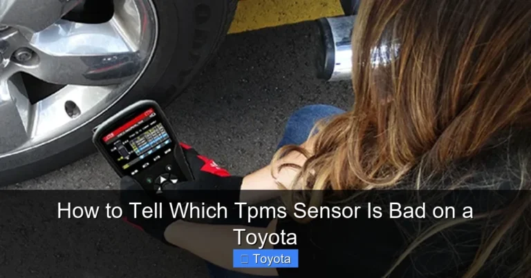 How to Tell Which Tpms Sensor Is Bad on a Toyota