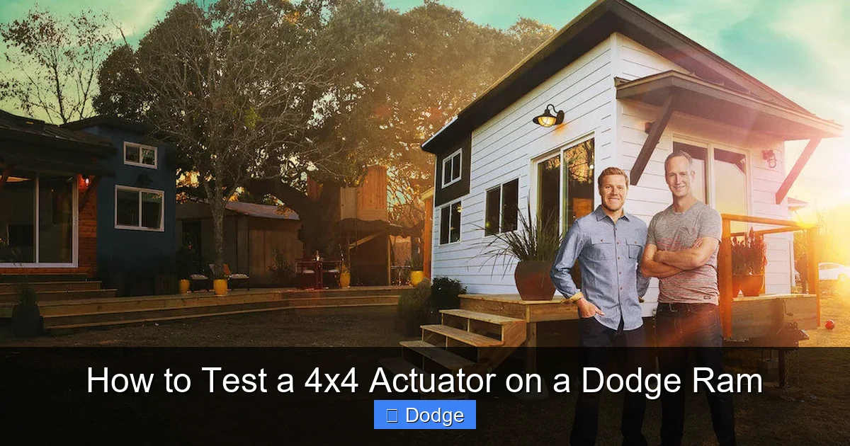 How to Test a 4x4 Actuator on a Dodge Ram