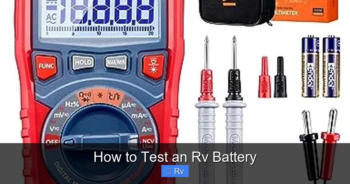 How to Test an Rv Battery