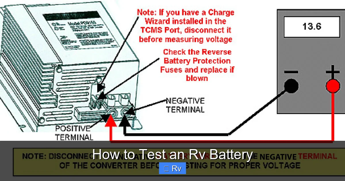 How to Test an Rv Battery