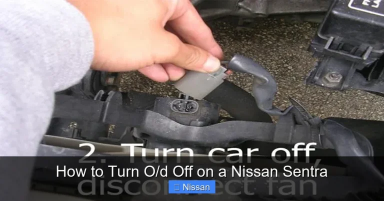 How to Turn O/d Off on a Nissan Sentra