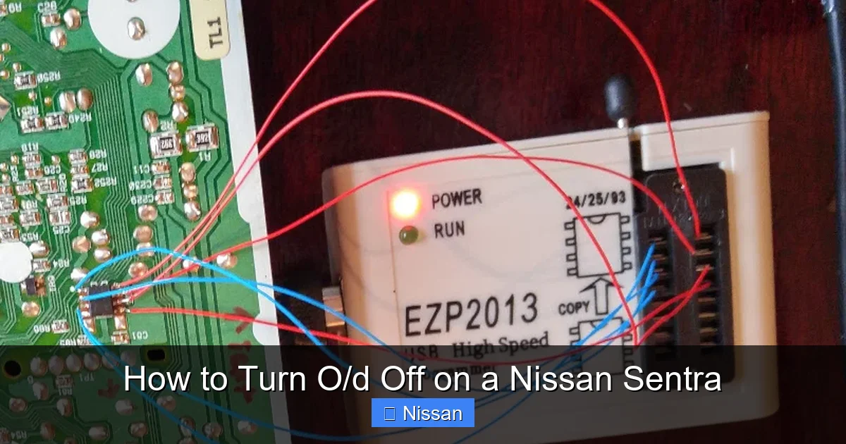 How to Turn O/d Off on a Nissan Sentra