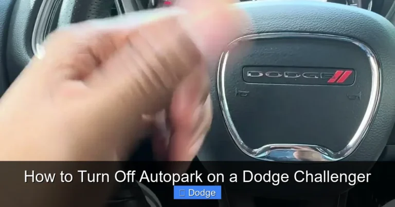 How to Turn Off Autopark on a Dodge Challenger