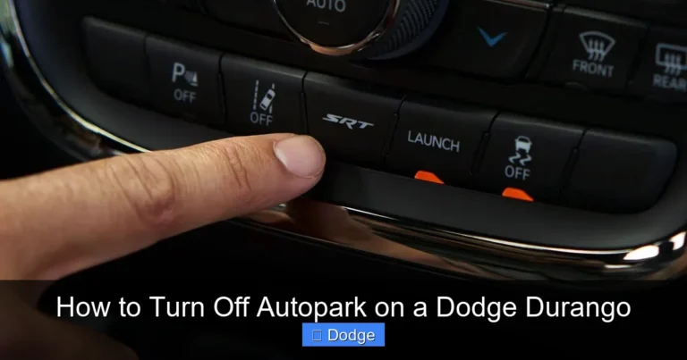 How to Turn Off Autopark on a Dodge Durango
