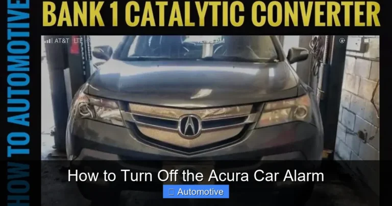 How to Turn Off the Acura Car Alarm
