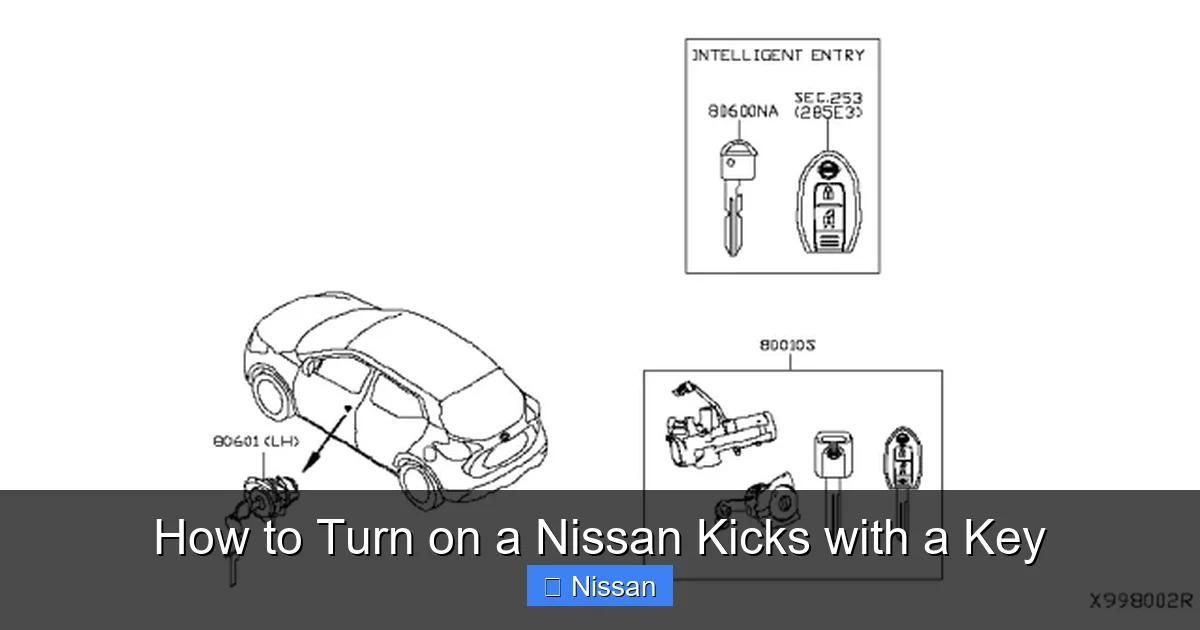 How to Turn on a Nissan Kicks with a Key
