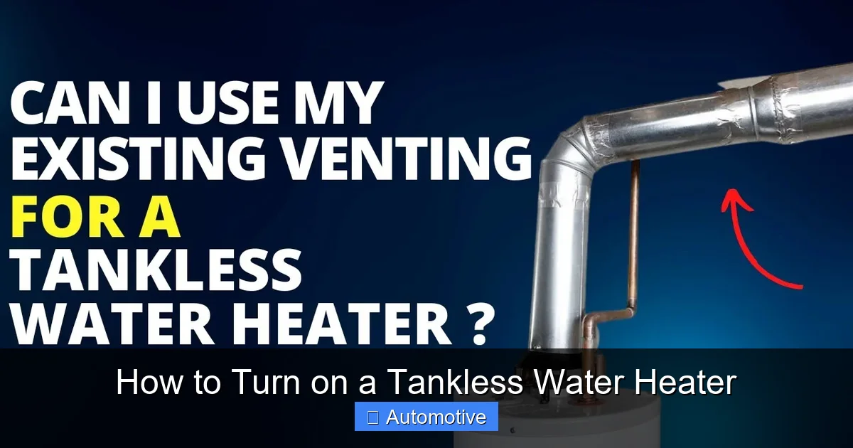 How to Turn on a Tankless Water Heater