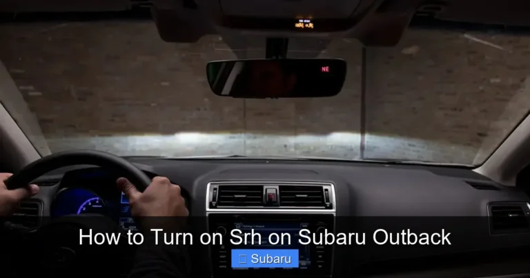 How to Turn on Srh on Subaru Outback