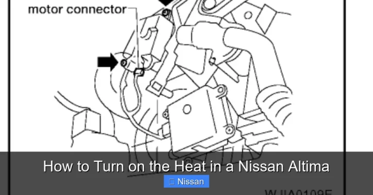 How to Turn on the Heat in a Nissan Altima