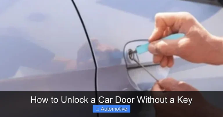 How to Unlock a Car Door Without a Key