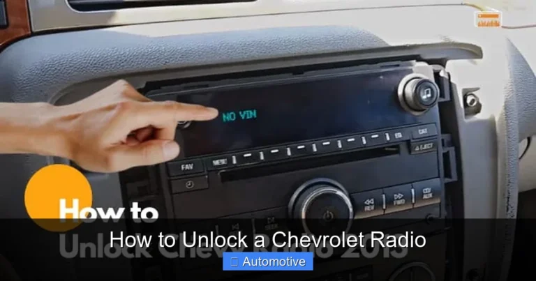 How to Unlock a Chevrolet Radio