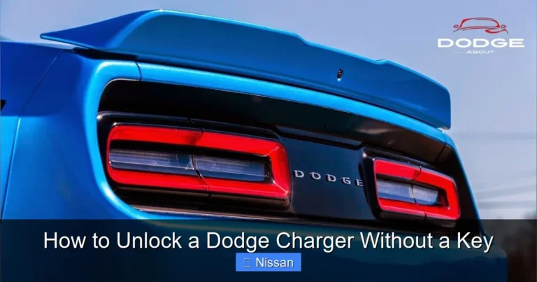 How to Unlock a Dodge Charger Without a Key