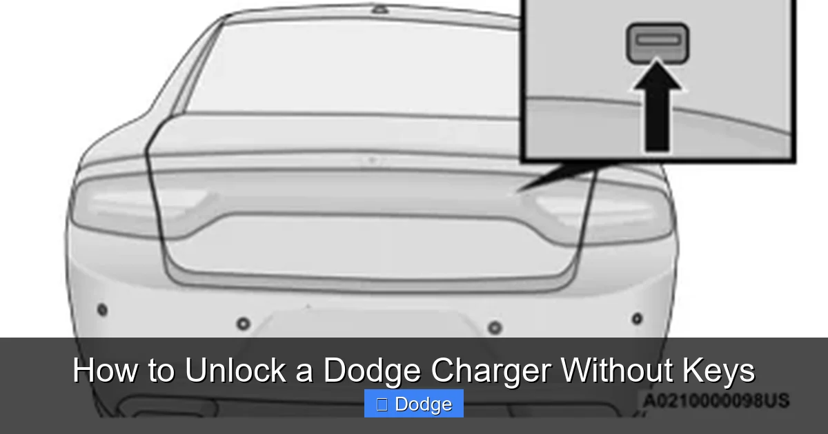 How to Unlock a Dodge Charger Without Keys