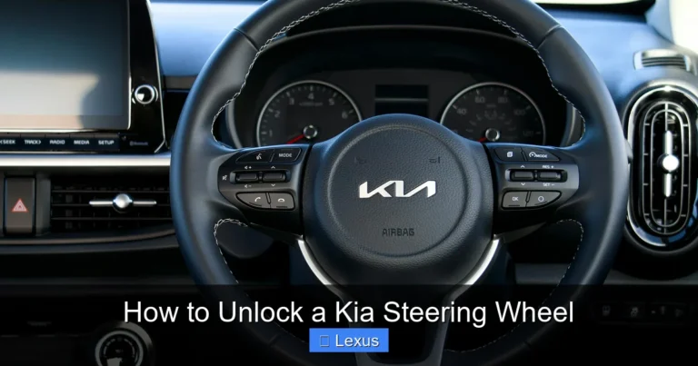 How to Unlock a Kia Steering Wheel