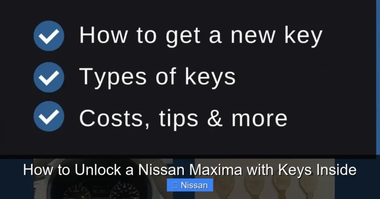How to Unlock a Nissan Maxima with Keys Inside