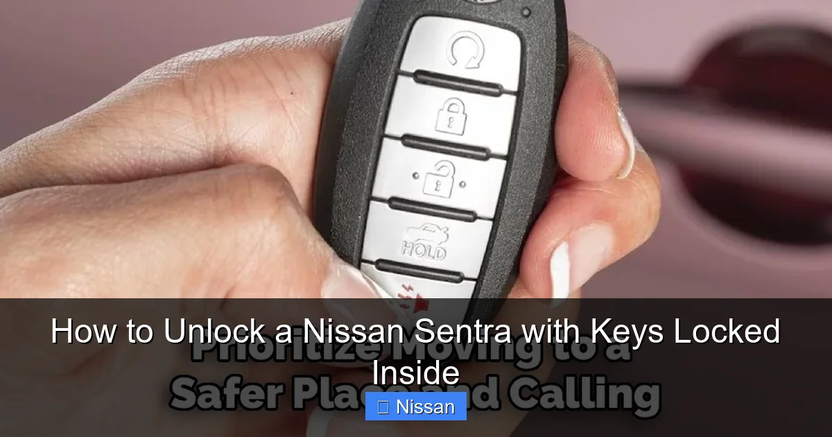 How to Unlock a Nissan Sentra with Keys Locked Inside