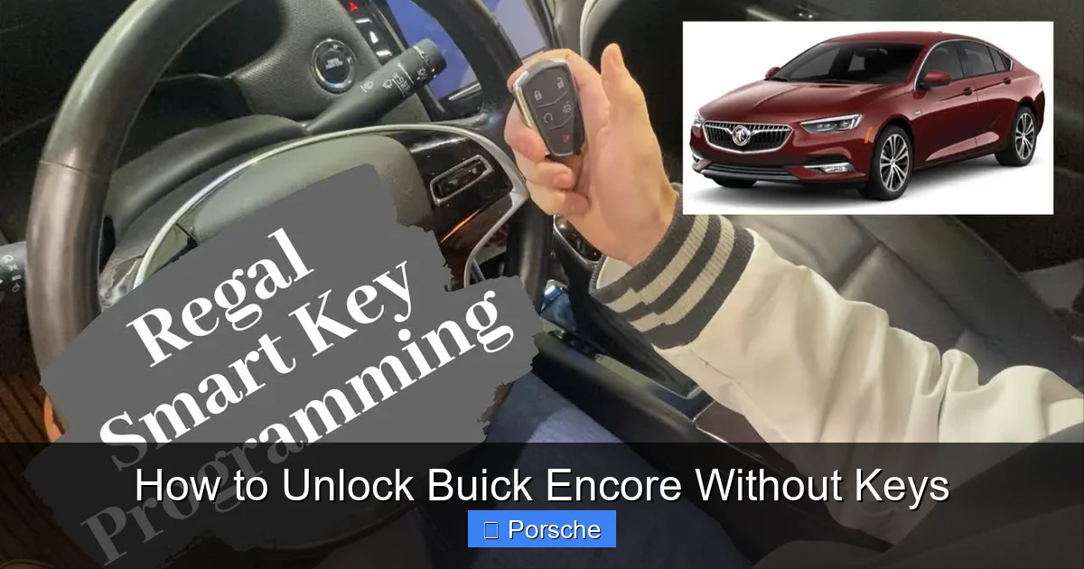 How to Unlock Buick Encore Without Keys