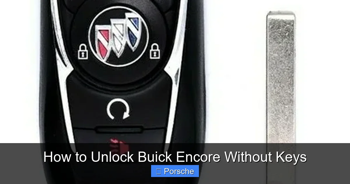 How to Unlock Buick Encore Without Keys