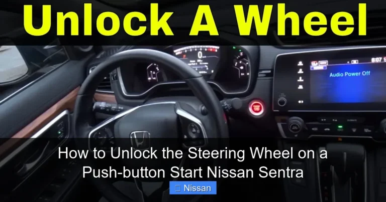 How to Unlock the Steering Wheel on a Push-button Start Nissan Sentra