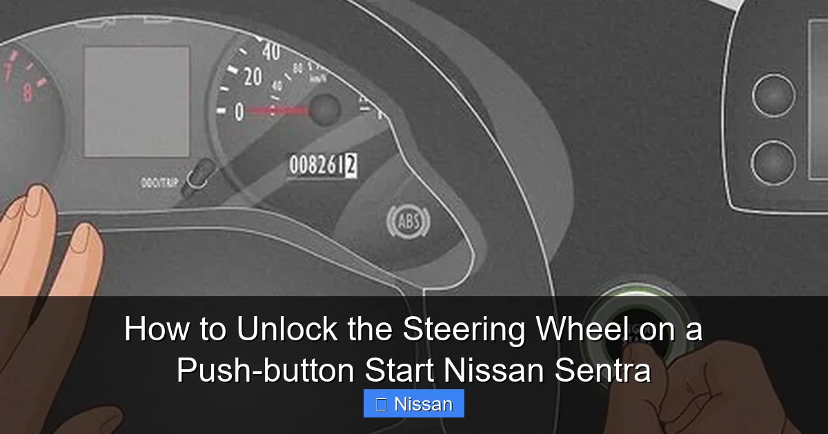 How to Unlock the Steering Wheel on a Push-button Start Nissan Sentra