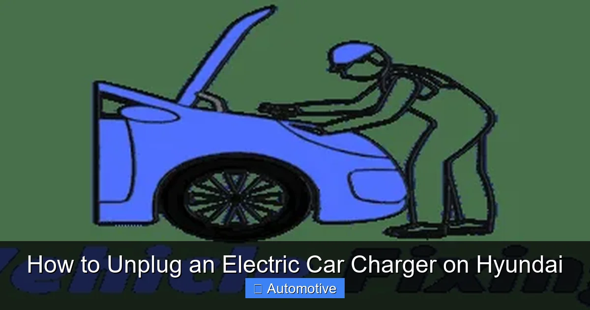 How to Unplug an Electric Car Charger on Hyundai